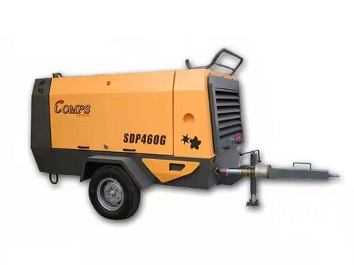 雙螺桿柴油移動式空壓機